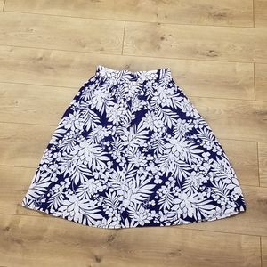 Old Navy Skirt Floral Blue & White {XS}